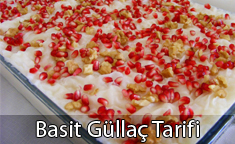 Basit güllaç tarifi malzemeler, nasıl hazırlanır. Bizim Güllaç