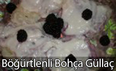 Böğürtlenli Bohça Güllaç Tarifi malzemeler, nasıl hazırlanır.